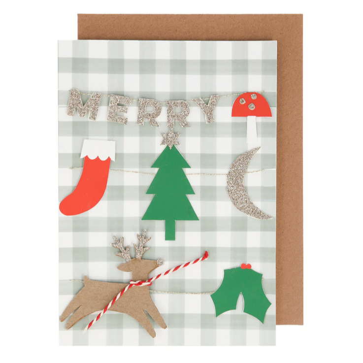 Merry Christmas Garland Card