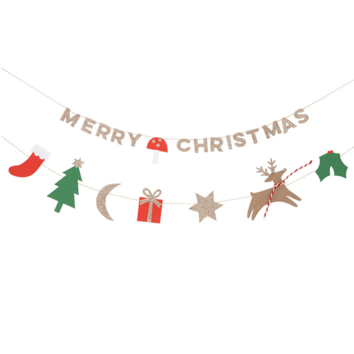 Merry Christmas Garland Card