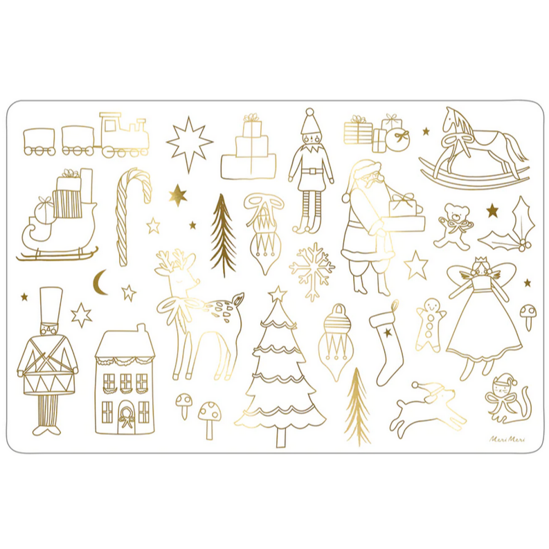 Christmas Coloring Placemats -8pk