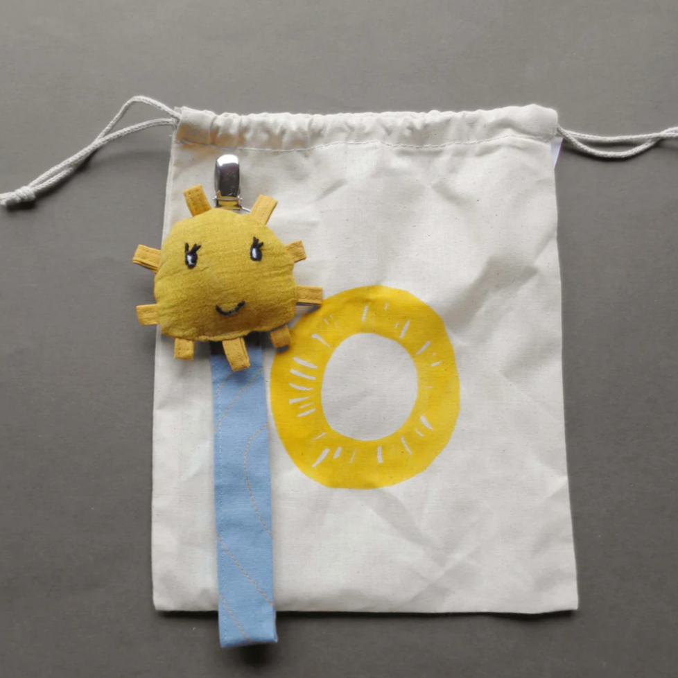 Sunshine Pacifier Clip