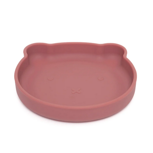 Silicone Suction Plate - mahogany