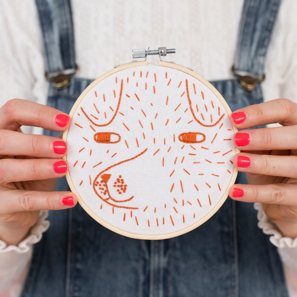 Hoop Embroidery Kit - Donna Wilson - Scamp the Dog