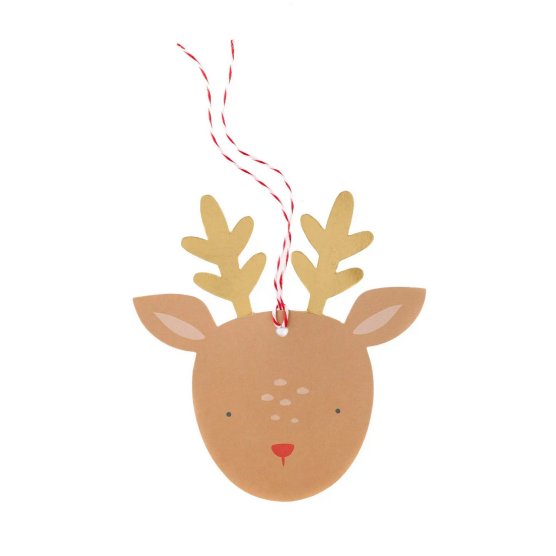 Dear Rudolph Reindeer Oversized Tags pk12