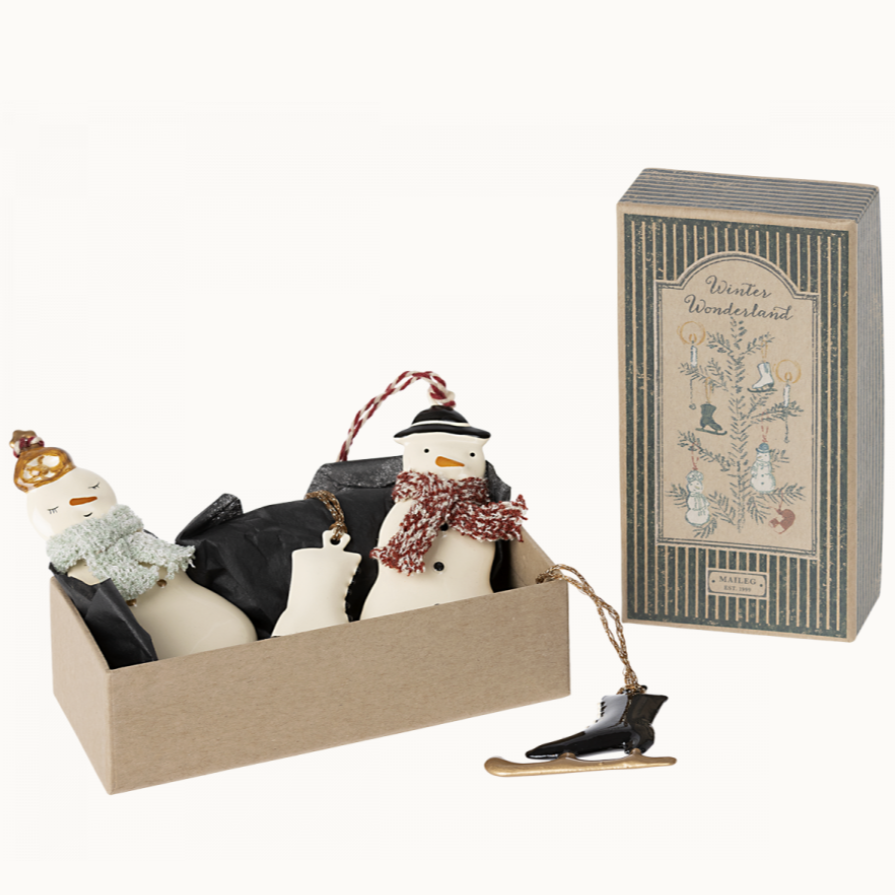 Maileg Metal Ornament Set - Winter Wonderland