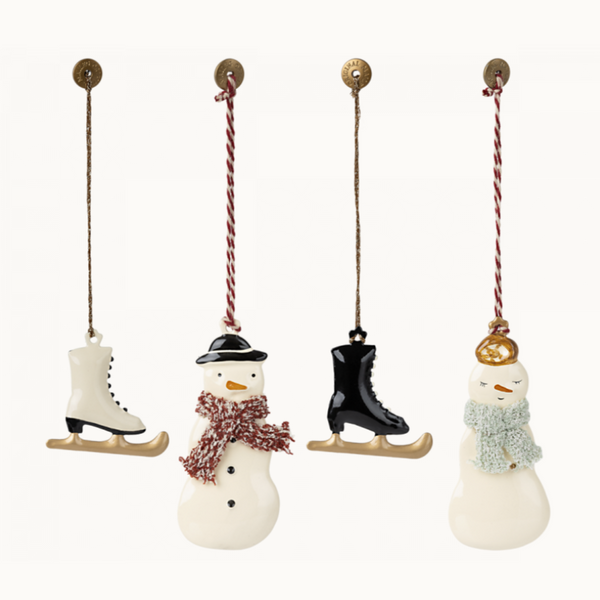Maileg Metal Ornament Set - Winter Wonderland