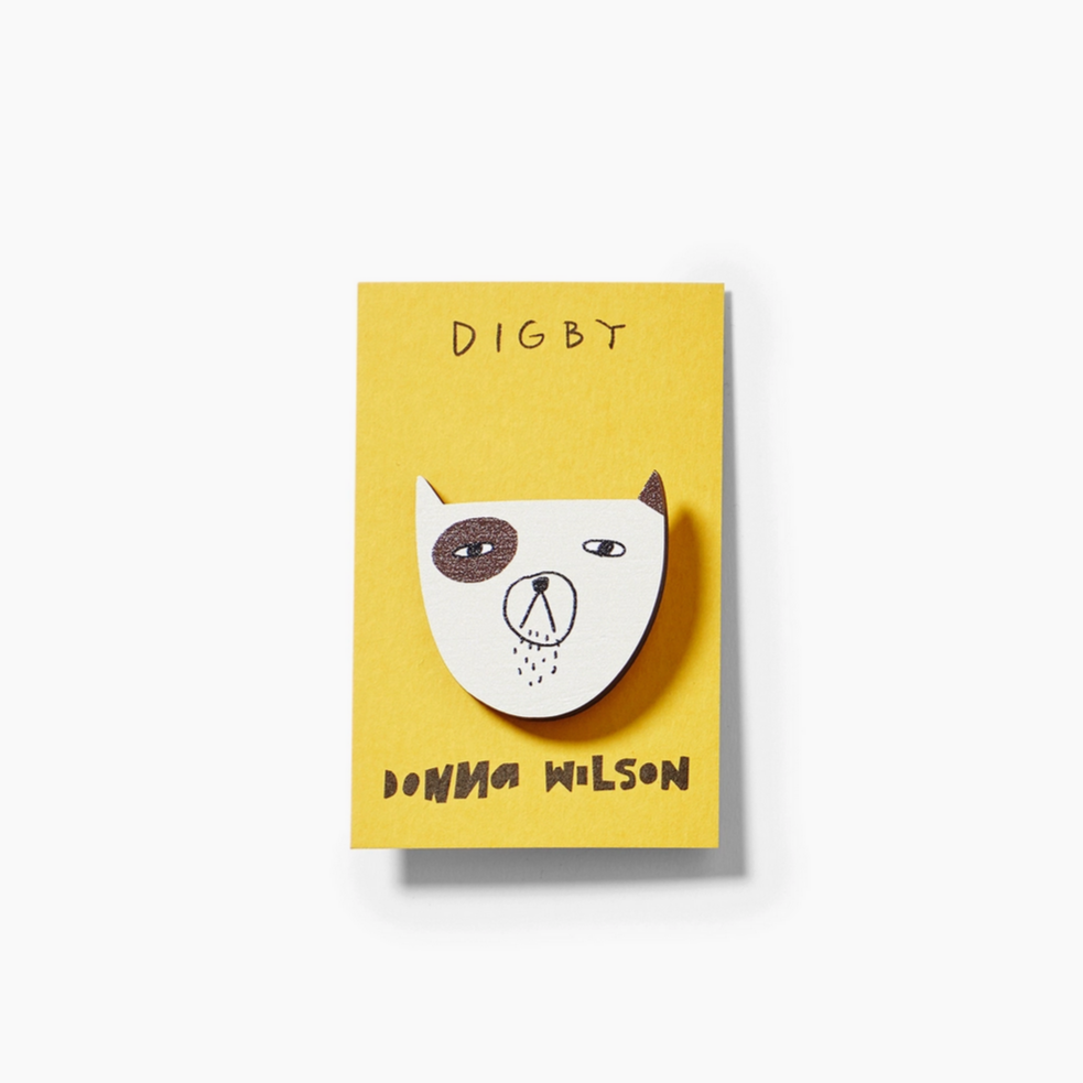 Digby Pin Badge -Donna Wilson