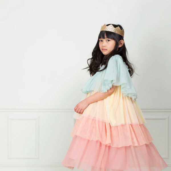 Rainbow Ruffle Princess Costume