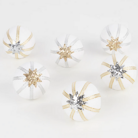 Gold & Silver Surprise Balls -pk6