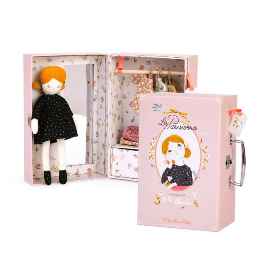 Blanche’s Wardrobe Suitcase - Doll - Moulin Roty 3yrs+