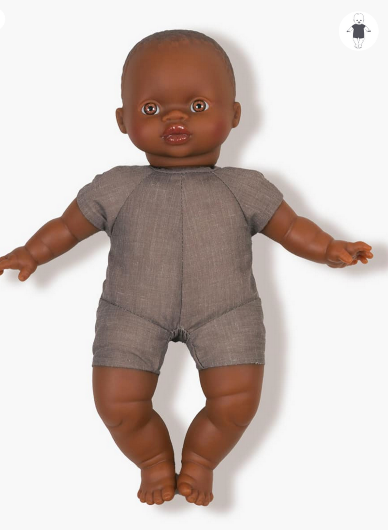 Minikane Baby Doll - Ondine -carmel eyes 28cm/11in