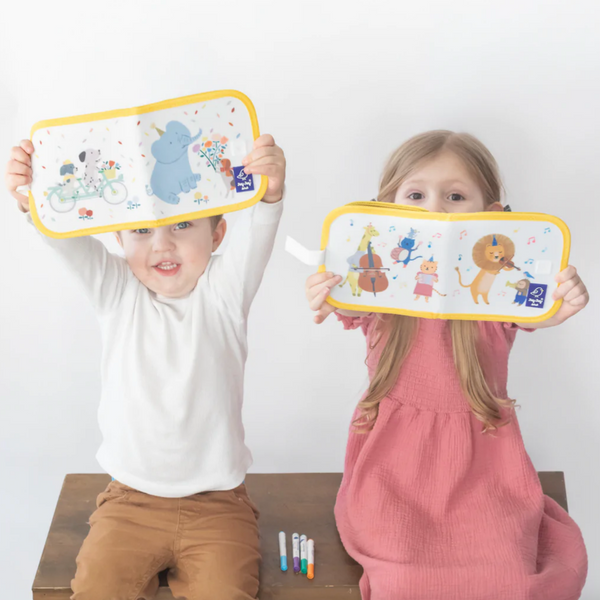 Grab N Go Mini Doodle Books -zebra