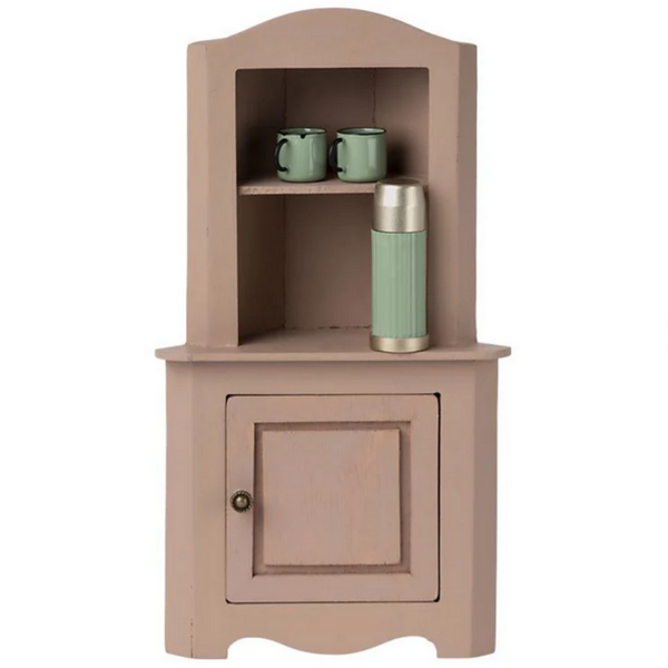Miniature Corner Cabinet - Rose