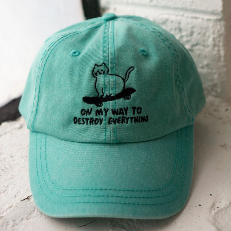 SK8 Cat Dad Hat - stay home club