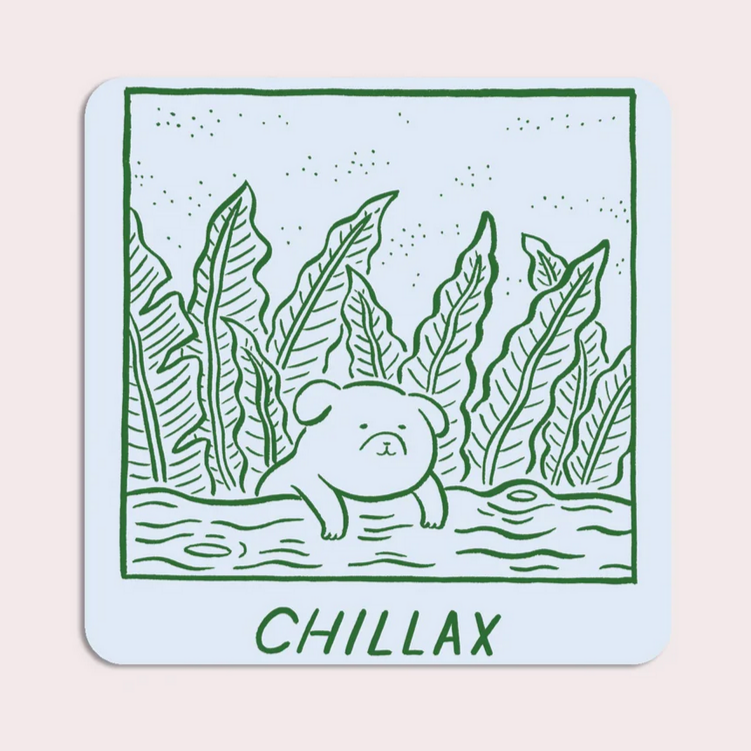 Chillax Vinyl Sticker