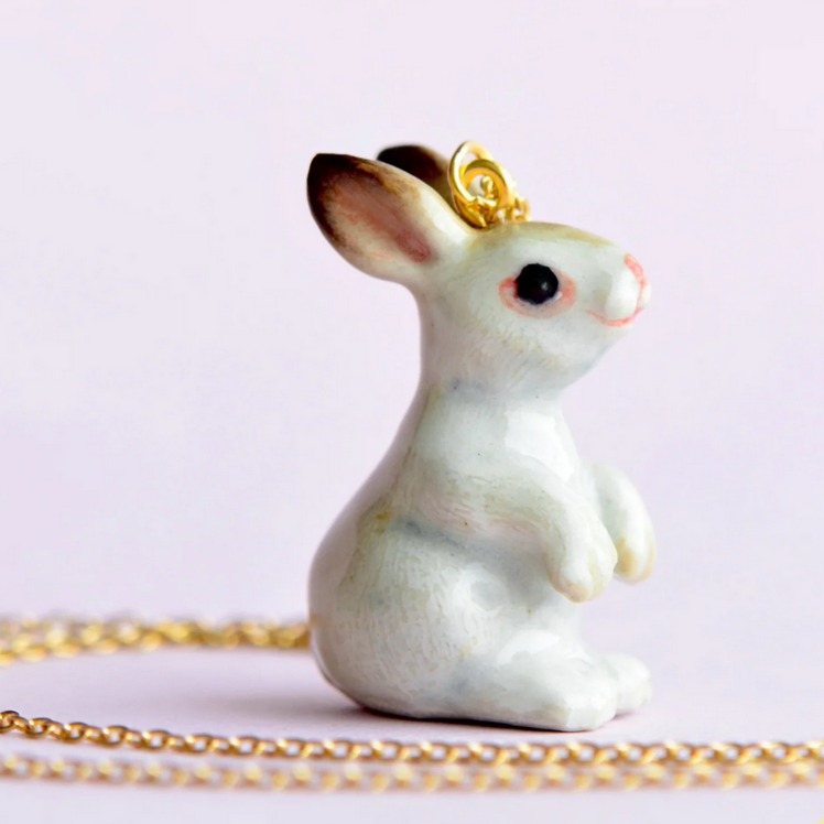 White Rabbit Necklace