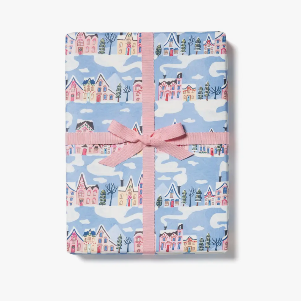 Little Pink Houses Sheets -roll of 3 sheets