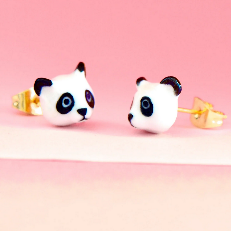 Panda Earrings