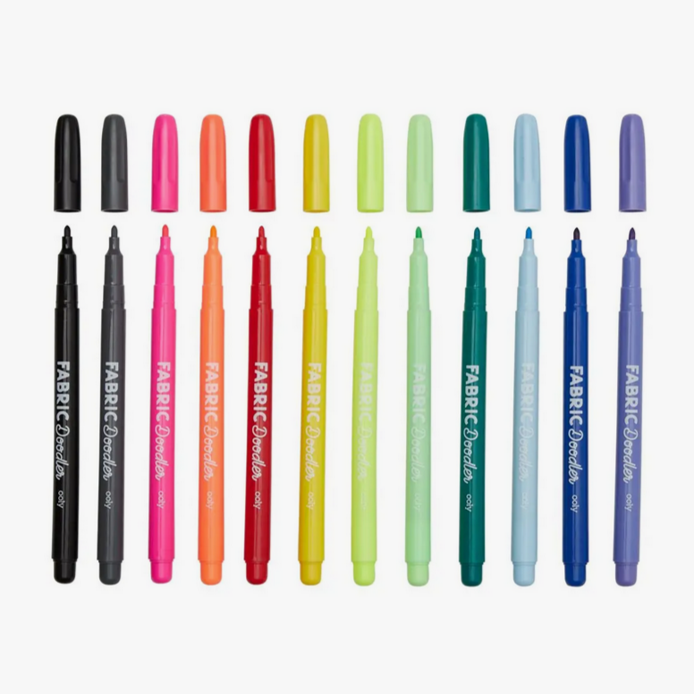 Fabric Doodlers Markers - Set of 12 -6yrs+