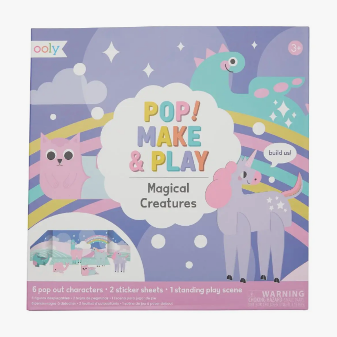 Pop! Make & Play - Magical Creatures 3yrs+