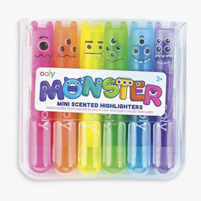 Mini Monster Scented Highlighter Markers