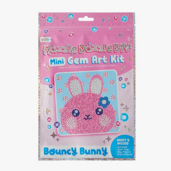 Razzle Dazzle D.I.Y. Mini Gem Art Kit - bouncy bunny (8-12yrs)