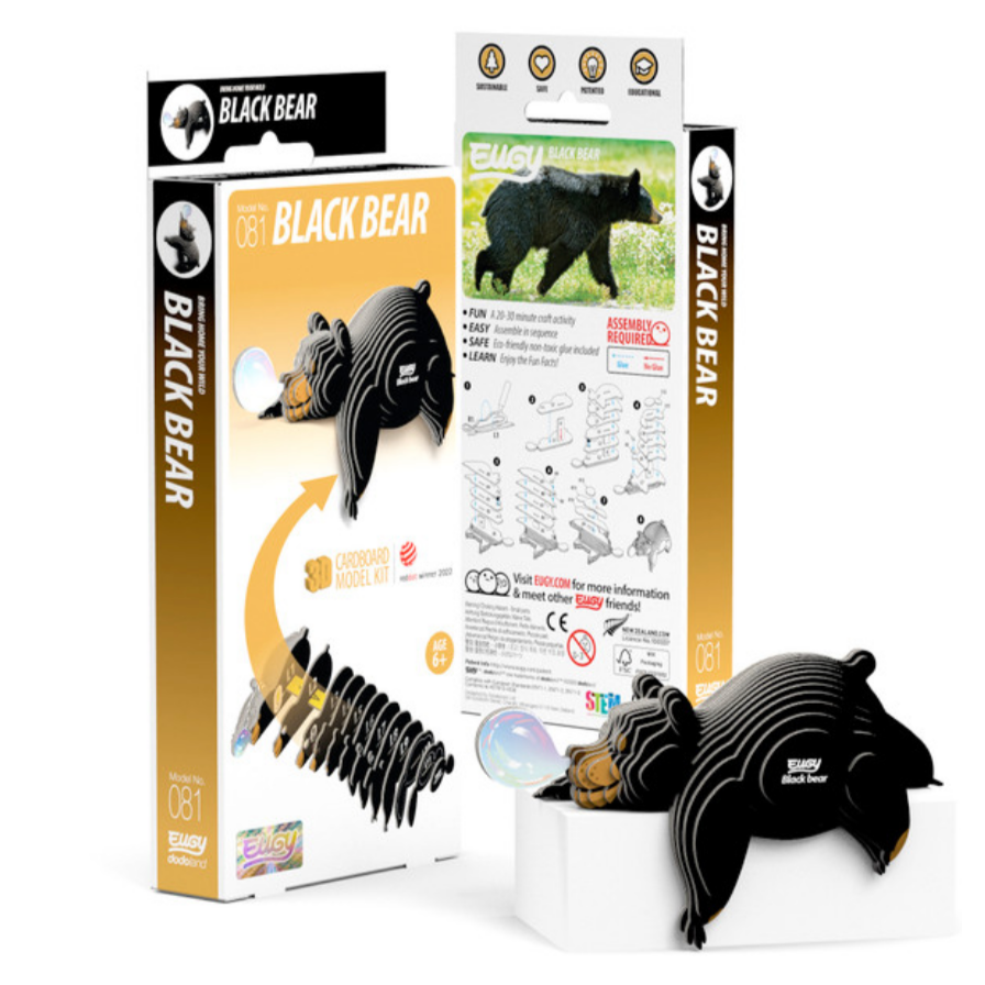 Black Bear 3-D model kit (6-14yrs)
