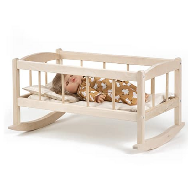 Minikane Birds of the Islands Rocking Bed and its Bumper -32cm dolls