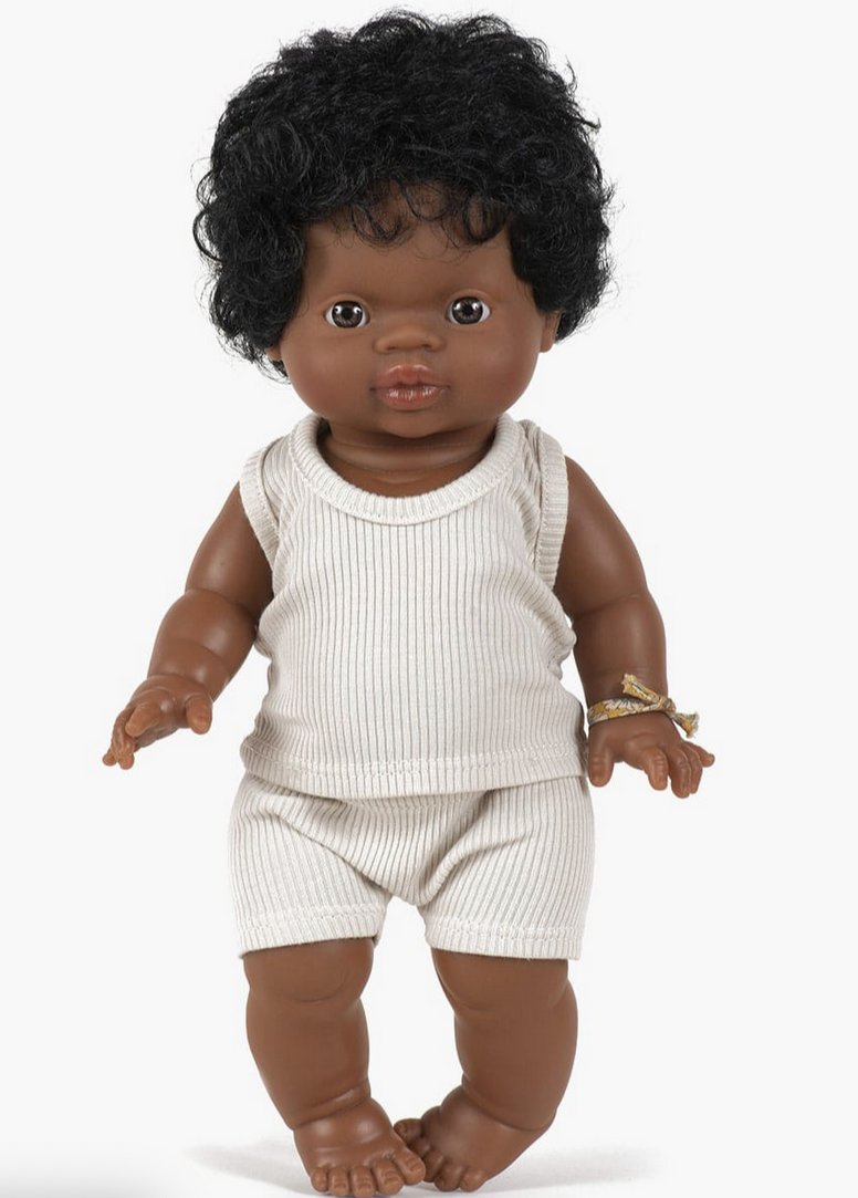 Les P'tits Basiques – Marcel Linen Doll Underwear -34cm