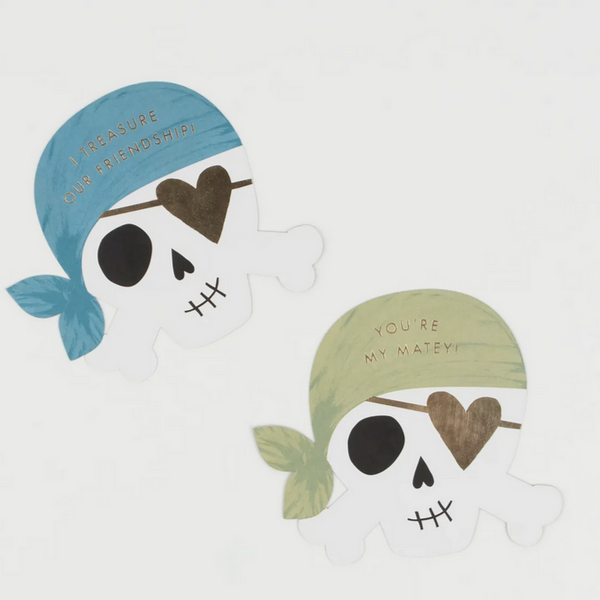 Pirate Valentine Cards Set (24pk)