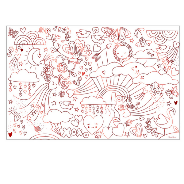 Valentine Coloring Posters (2pk)