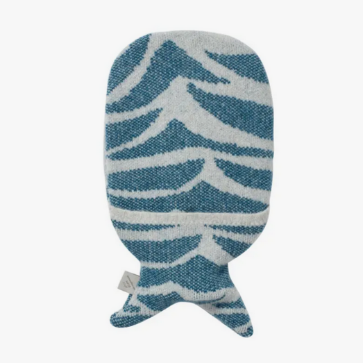 Seal Hot Water Bottle by Donna Wilson - blue