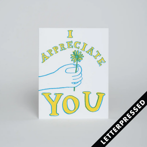 Appreciate You Card -love/thankyou