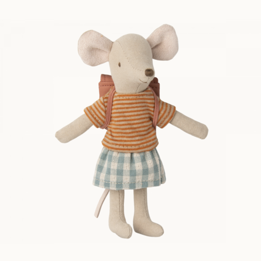 Clothes and Bag for Big Sister  -Tricycle Mouse  -old rose