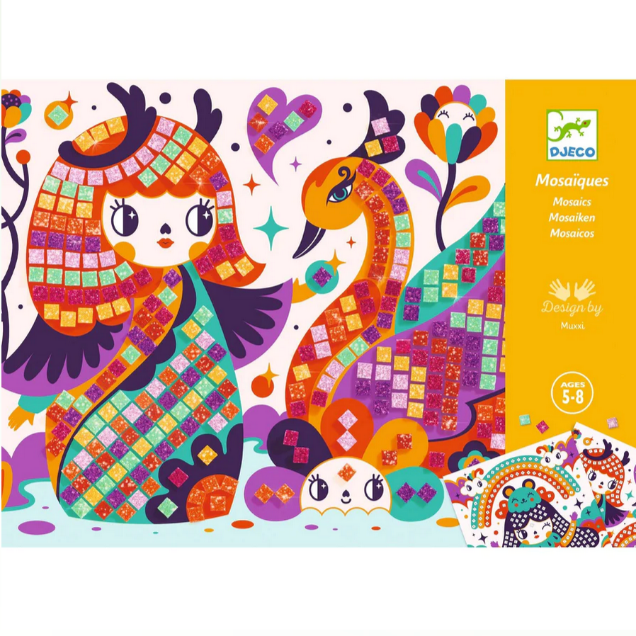 Kokeshi Foam Mosaics Collage Craft Kit (5-8yrs)