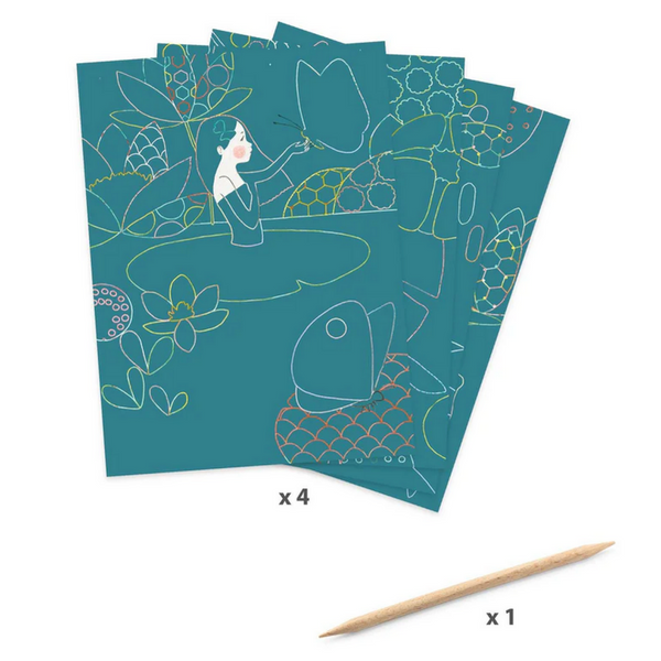 The Pond Scratch Cards Activity (7-12yrs)