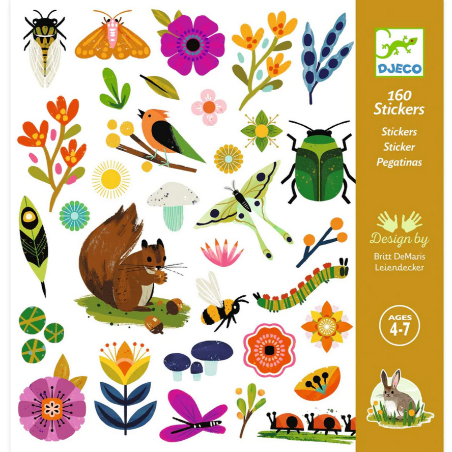 Garden Sticker Sheets (4-7yrs)