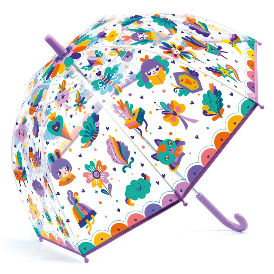 Pop Rainbow Transparent Umbrella