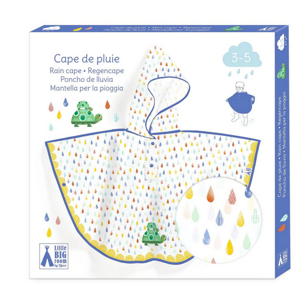 Turtle Rain Cape (3-5yrs)