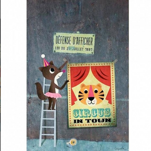 Circus in Town Poster