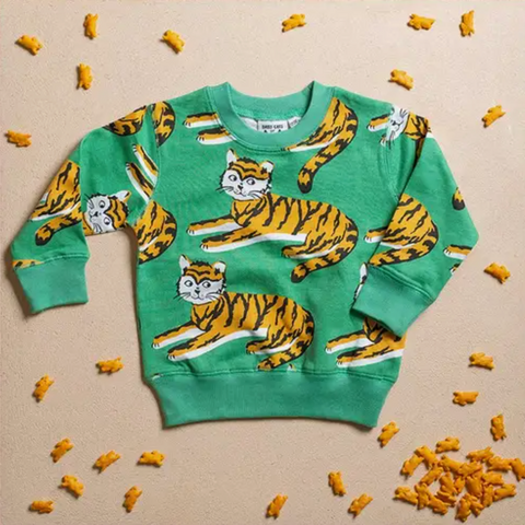 Kids Tiger Allover Sweatshirt