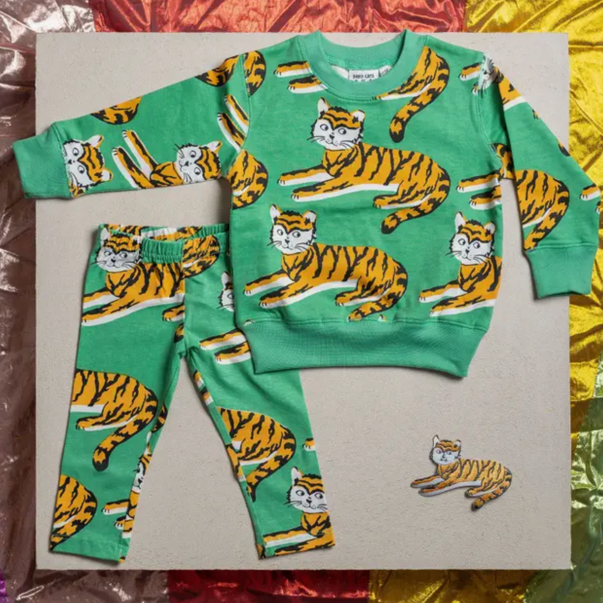 Kids Tiger Allover Sweatshirt