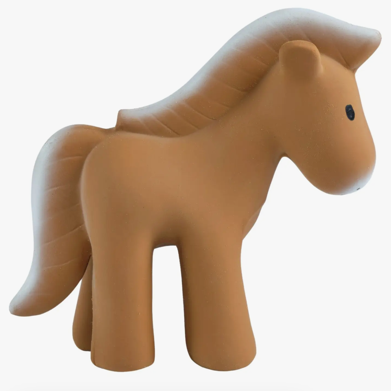 Horse - Natural Organic Rubber Teether, Rattle & Bath Toy