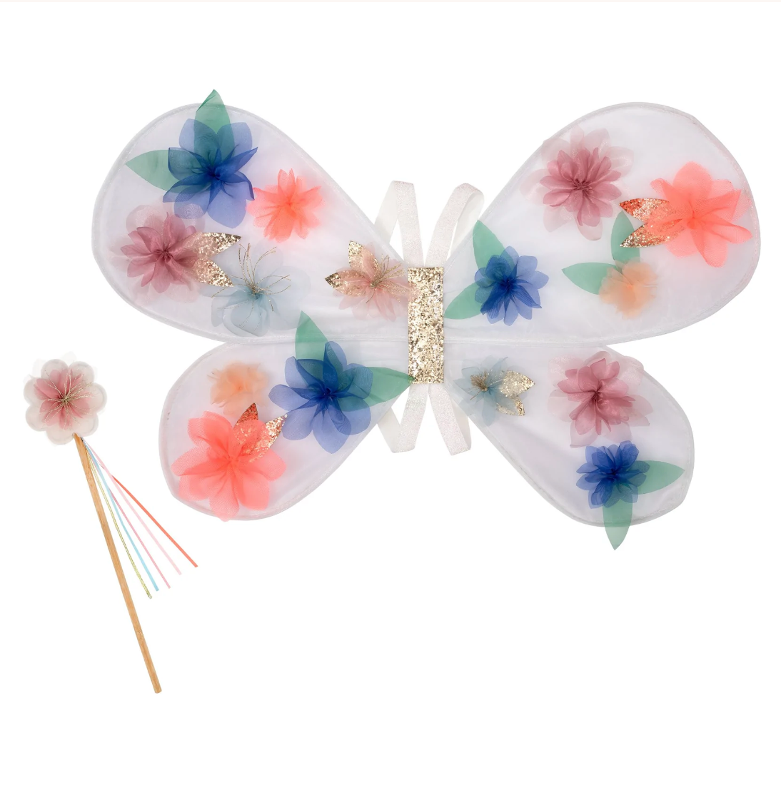 Organza Flower Wings & Wand