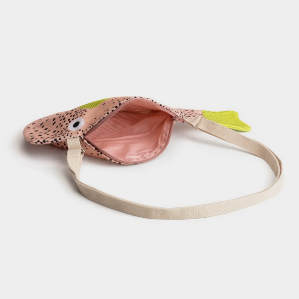 Pink Pufferfish bag - small