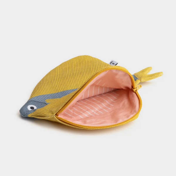 Yellow Fanfish purse