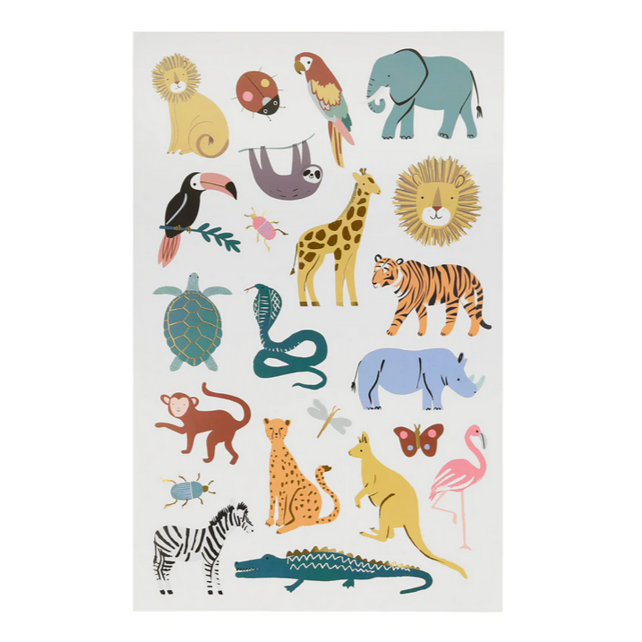 Wild Animals Tattoo Sheets (pk2)