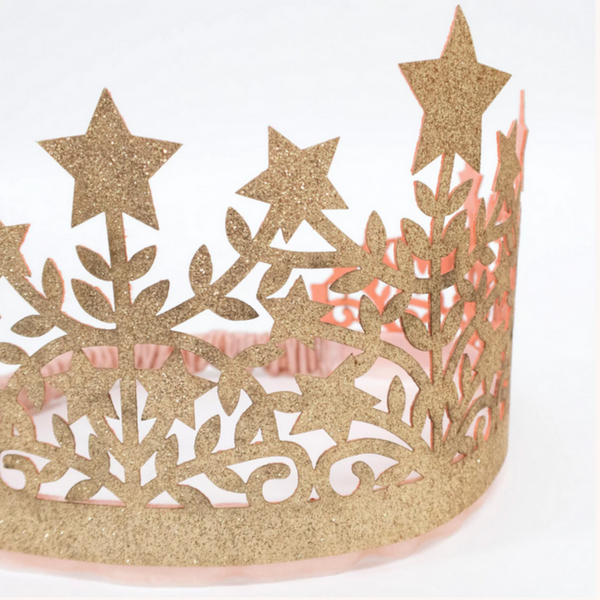 Glitter Fabric Star Crown