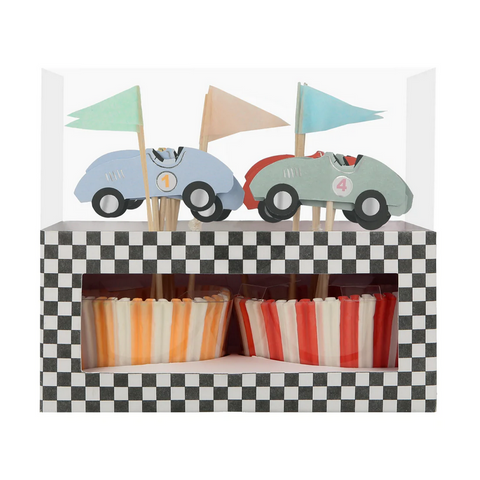 Race Cars Cupcake Kit