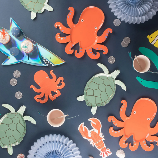 Octopus Plates (pk8)