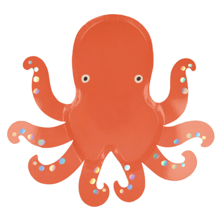 Octopus Plates (pk8)